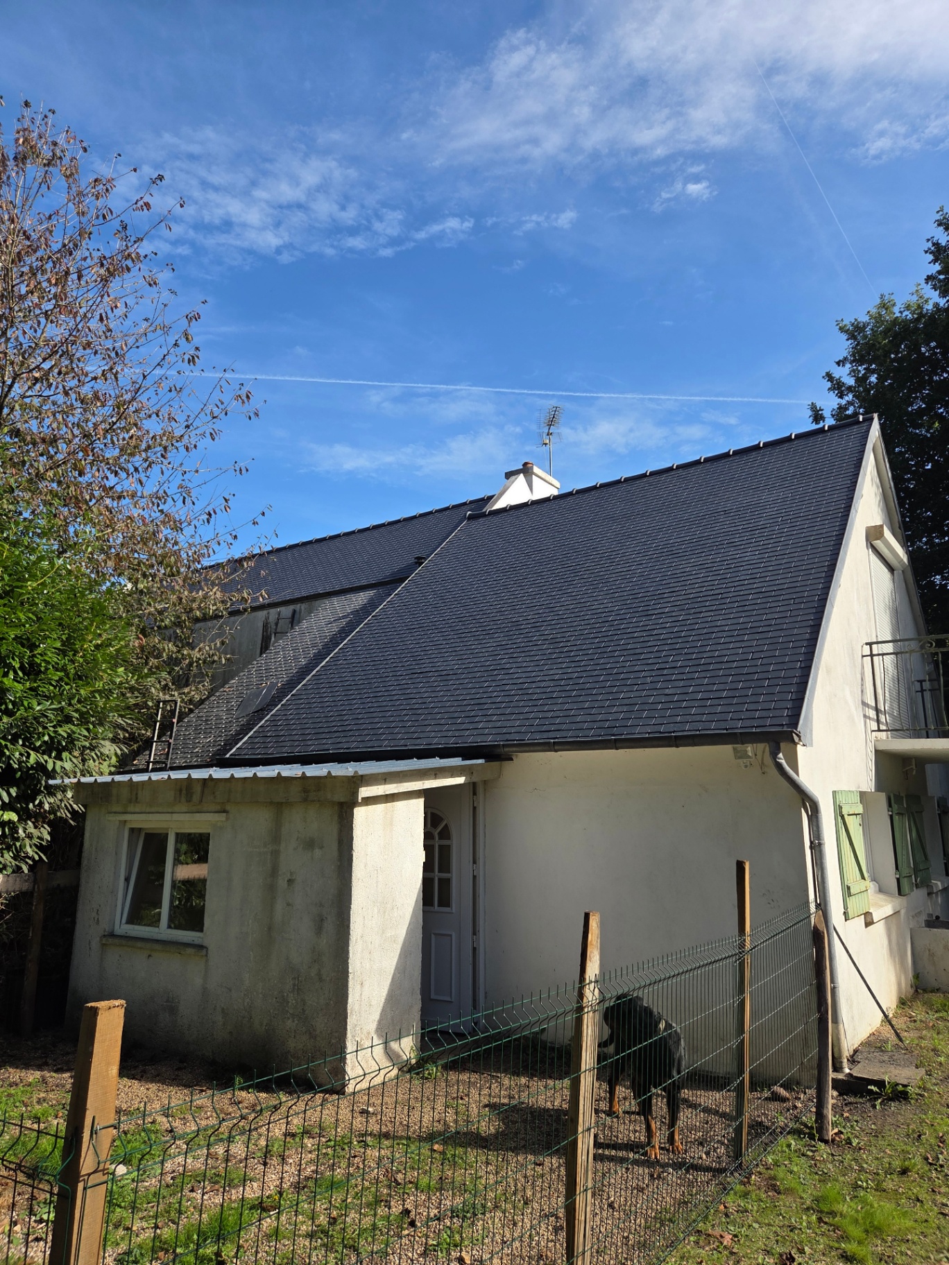 Toiture ardoise après rénovation